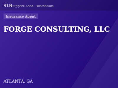 FORGE CONSULTING, LLC — Insurance Agent in ATLANTA, GA