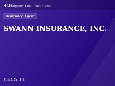 SWANN INSURANCE, INC. — Insurance Agent in PERRY, FL