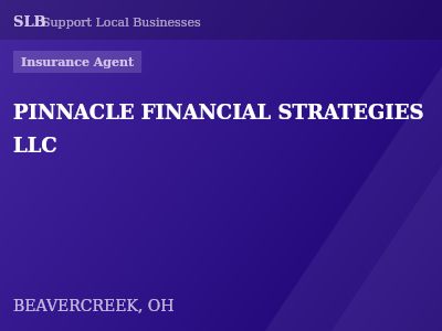 PINNACLE FINANCIAL STRATEGIES LLC — Insurance Agent in BEAVERCREEK, OH