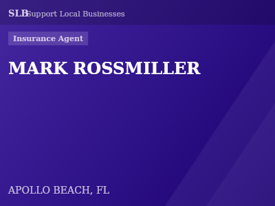 MARK ROSSMILLER — Insurance Agent in APOLLO BEACH, FL