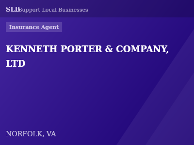 KENNETH PORTER & COMPANY, LTD — Insurance Agent in NORFOLK, VA