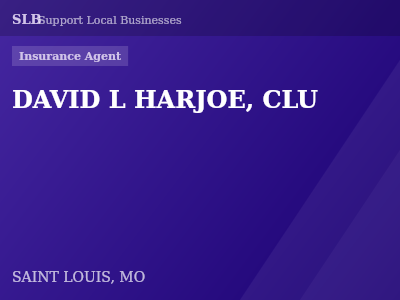 DAVID L HARJOE, CLU — Insurance Agent in SAINT LOUIS, MO