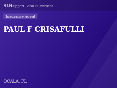 PAUL F CRISAFULLI — Insurance Agent in OCALA, FL