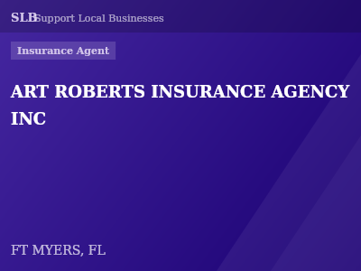 ART ROBERTS INSURANCE AGENCY INC — Insurance Agent in FT MYERS, FL