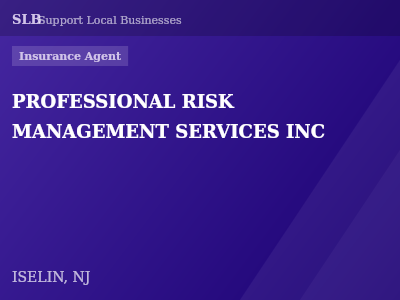 PROFESSIONAL RISK MANAGEMENT SERVICES INC — Insurance Agent in ISELIN, NJ