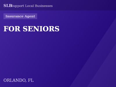 FOR SENIORS — Insurance Agent in ORLANDO, FL