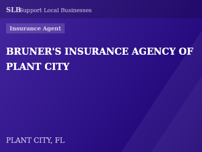 BRUNER'S INSURANCE AGENCY OF PLANT CITY — Insurance Agent in PLANT CITY, FL