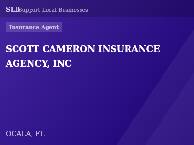 SCOTT CAMERON INSURANCE AGENCY, INC — Insurance Agent in OCALA, FL
