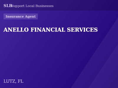 ANELLO FINANCIAL SERVICES — Insurance Agent in LUTZ, FL