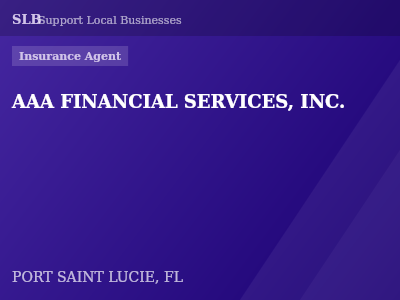 AAA FINANCIAL SERVICES, INC. — Insurance Agent in PORT SAINT LUCIE, FL