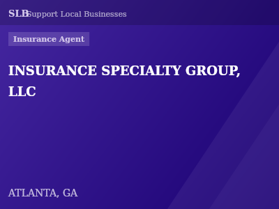 INSURANCE SPECIALTY GROUP, LLC — Insurance Agent in ATLANTA, GA