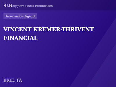 VINCENT KREMER-THRIVENT FINANCIAL — Insurance Agent in ERIE, PA