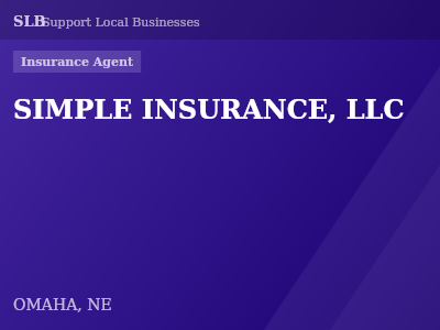 SIMPLE INSURANCE, LLC — Insurance Agent in OMAHA, NE