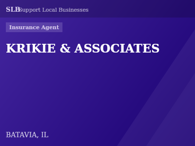 KRIKIE & ASSOCIATES — Insurance Agent in BATAVIA, IL