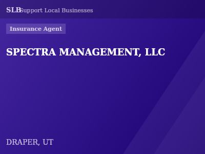 SPECTRA MANAGEMENT, LLC — Insurance Agent in DRAPER, UT