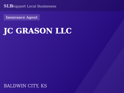 JC GRASON LLC — Insurance Agent in BALDWIN CITY, KS