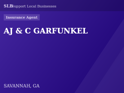AJ & C GARFUNKEL — Insurance Agent in SAVANNAH, GA