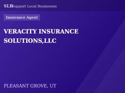 VERACITY INSURANCE SOLUTIONS,LLC — Insurance Agent in PLEASANT GROVE, UT