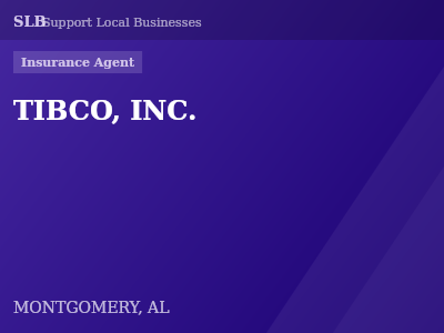 TIBCO, INC. — Insurance Agent in MONTGOMERY, AL