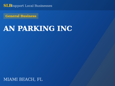 AN PARKING INC — General Business in MIAMI BEACH, FL