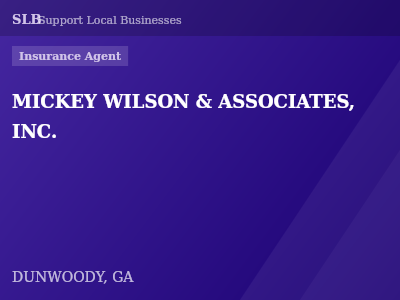 MICKEY WILSON & ASSOCIATES, INC. — Insurance Agent in DUNWOODY, GA