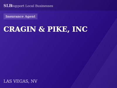 CRAGIN & PIKE, INC — Insurance Agent in LAS VEGAS, NV