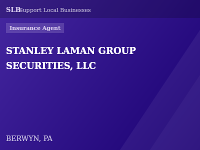 STANLEY LAMAN GROUP SECURITIES, LLC — Insurance Agent in BERWYN, PA