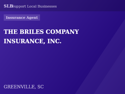 THE BRILES COMPANY INSURANCE, INC. — Insurance Agent in GREENVILLE, SC