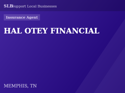 HAL OTEY FINANCIAL — Insurance Agent in MEMPHIS, TN