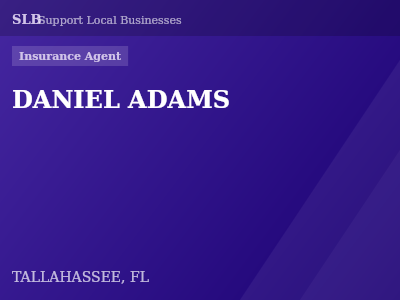 DANIEL ADAMS — Insurance Agent in TALLAHASSEE, FL