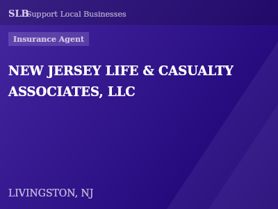 NEW JERSEY LIFE & CASUALTY ASSOCIATES, LLC — Insurance Agent in LIVINGSTON, NJ