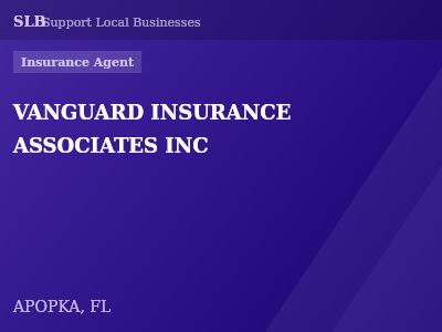 VANGUARD INSURANCE ASSOCIATES INC — Insurance Agent in APOPKA, FL