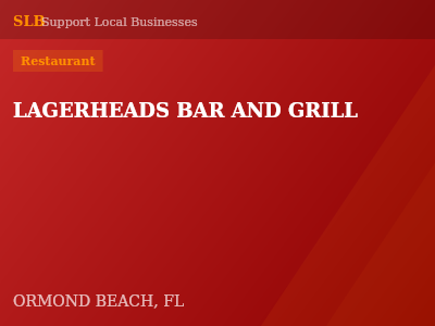 LAGERHEADS BAR AND GRILL — Restaurant in ORMOND BEACH, FL