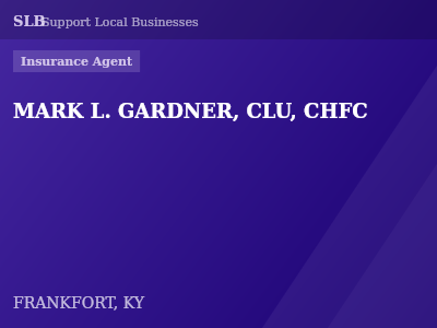 MARK L. GARDNER, CLU, CHFC — Insurance Agent in FRANKFORT, KY