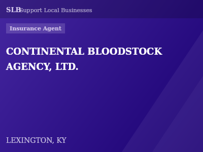 CONTINENTAL BLOODSTOCK AGENCY, LTD. — Insurance Agent in LEXINGTON, KY