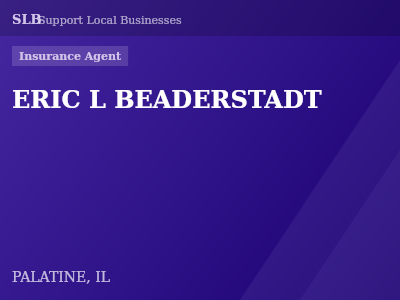 ERIC L BEADERSTADT — Insurance Agent in PALATINE, IL