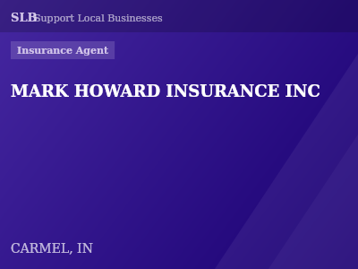 MARK HOWARD INSURANCE INC — Insurance Agent in CARMEL, IN