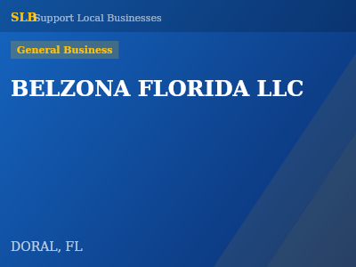 BELZONA FLORIDA LLC — General Business in DORAL, FL