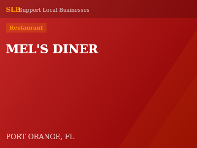 MEL'S DINER — Restaurant in PORT ORANGE, FL