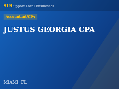 JUSTUS GEORGIA CPA — Accountant/CPA in MIAMI, FL