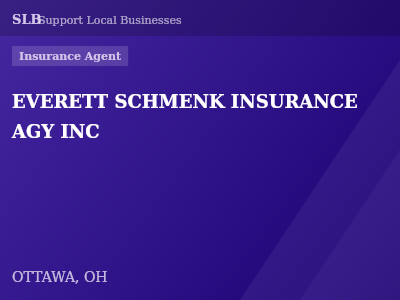 EVERETT SCHMENK INSURANCE AGY INC — Insurance Agent in OTTAWA, OH