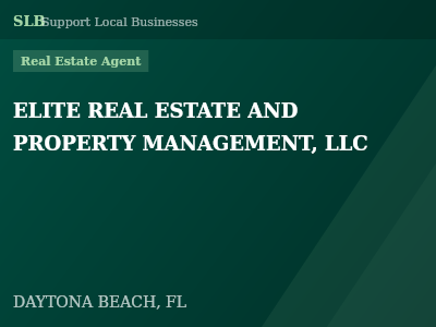 ELITE REAL ESTATE AND PROPERTY MANAGEMENT, LLC — Real Estate Agent in DAYTONA BEACH, FL