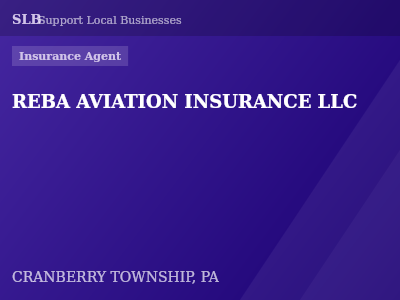 REBA AVIATION INSURANCE LLC — Insurance Agent in CRANBERRY TOWNSHIP, PA