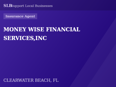 MONEY WISE FINANCIAL SERVICES,INC — Insurance Agent in CLEARWATER BEACH, FL