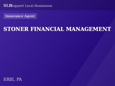 STONER FINANCIAL MANAGEMENT — Insurance Agent in ERIE, PA