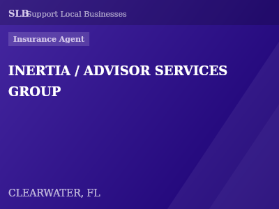 INERTIA / ADVISOR SERVICES GROUP — Insurance Agent in CLEARWATER, FL