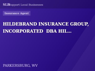 HILDEBRAND INSURANCE GROUP, INCORPORATED  DBA HILDEBRAND INSURANCE SERVICES — Insurance Agent in PARKERSBURG, WV