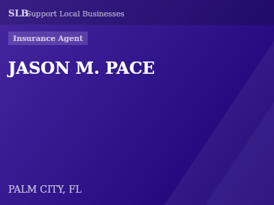 JASON M. PACE — Insurance Agent in PALM CITY, FL