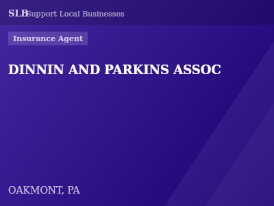 DINNIN AND PARKINS ASSOC — Insurance Agent in OAKMONT, PA
