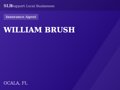 WILLIAM BRUSH — Insurance Agent in OCALA, FL